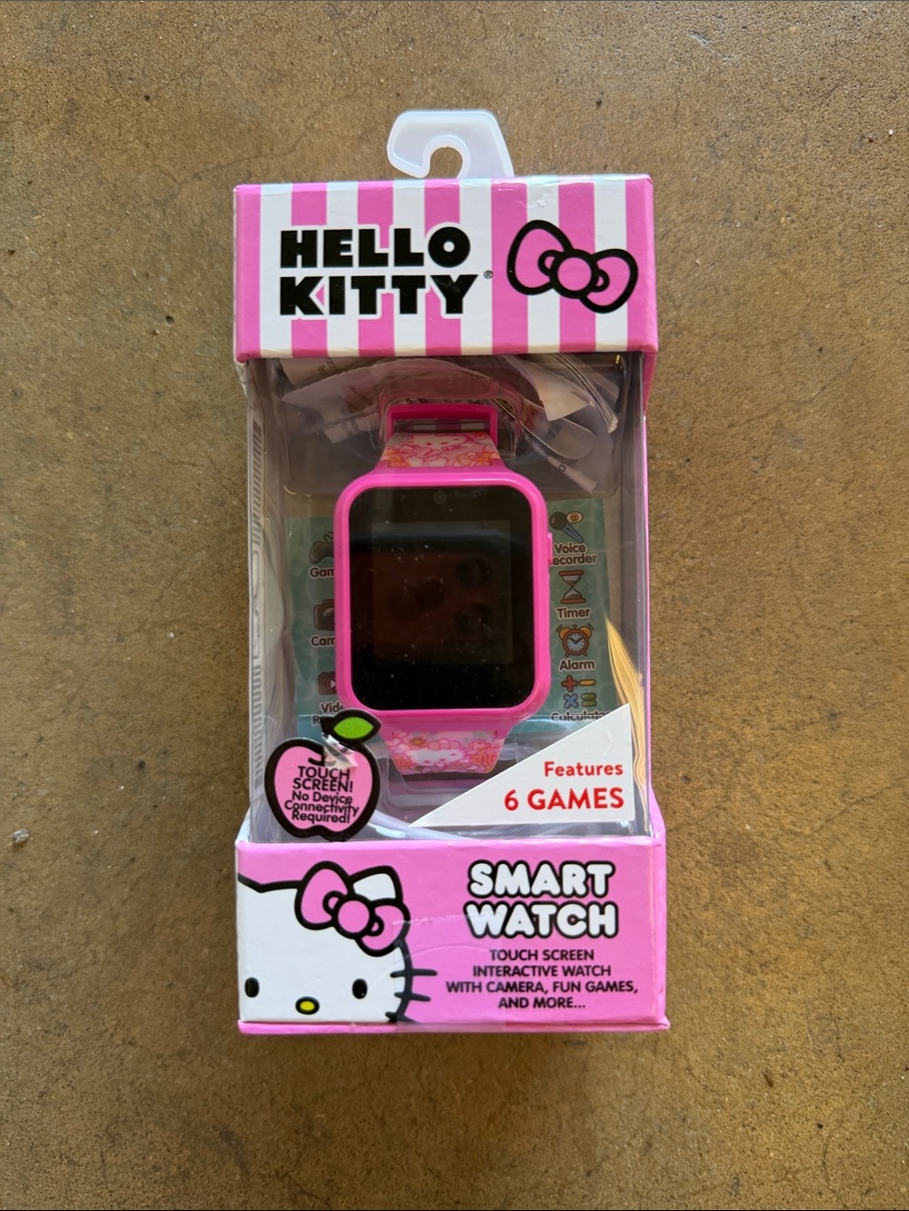 Hello Kitty Pink Kids Smart Watch - Touchscreen Interactive Wearable. NEW